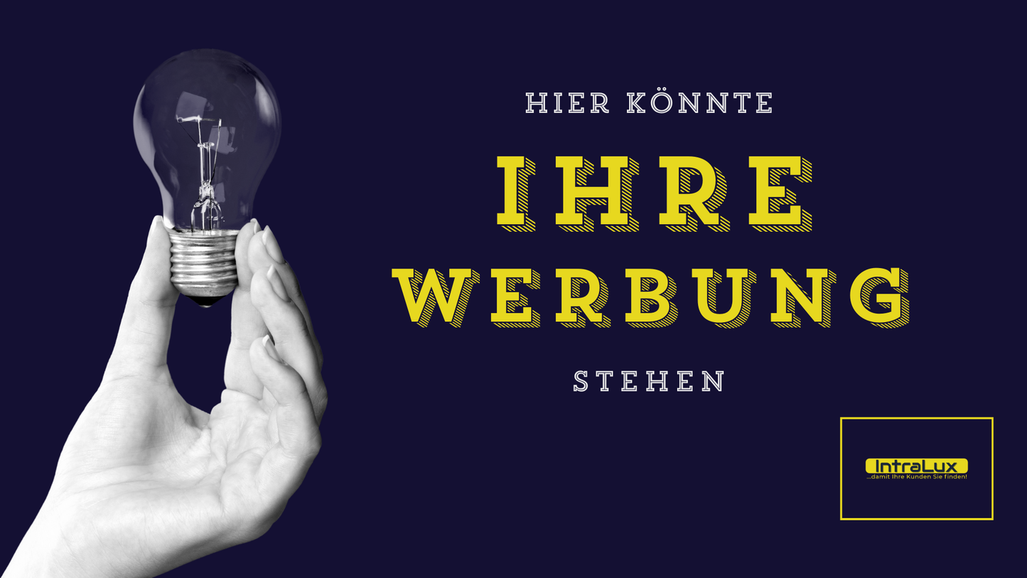 Präzise Wirkung: Eine Woche. Präsentationsfläche VisionScreen in Bocholt, stark frequentiert