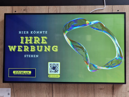 Präzise Wirkung: Eine Woche. Präsentationsfläche VisionScreen in Bocholt, stark frequentiert